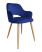 Inny kolor wybarwienia: Krzesło Milano noga dąb MG16