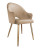 Inny kolor wybarwienia: Krzesło Velvet noga złota MG06