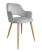 Inny kolor wybarwienia: Krzesło Milano noga dąb MG17