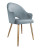 Inny kolor wybarwienia: Krzesło Velvet noga złota BL06