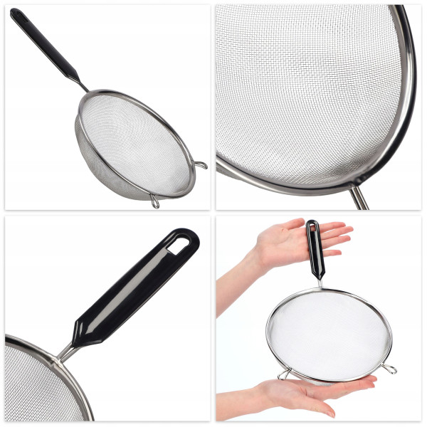 Sitko Przesiewacz Mąki Kuchenne Nierdzewne 20 cm, 623355