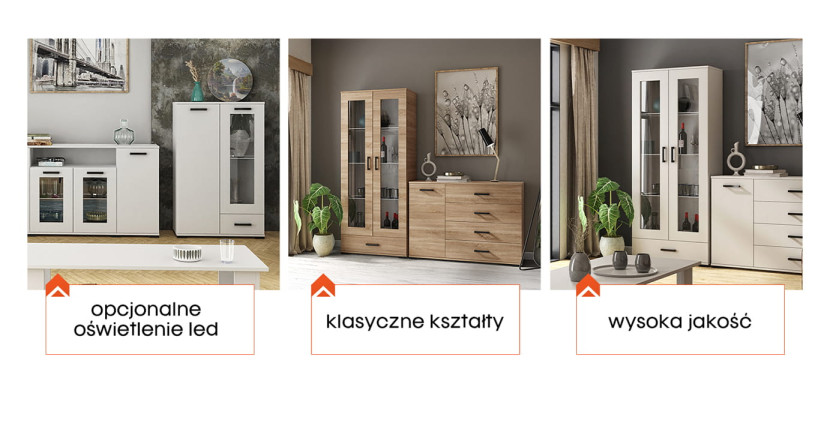 Komoda FELIX 1 dąb artisan 90 cm z szufladą i drzwiczkami, 6250426
