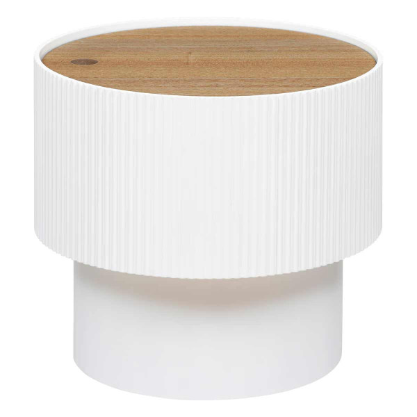 Stolik kawowy ze schowkiem ENOLA, okrągły, Ø 38,5 cm, 627054
