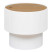 Produkt: Stolik kawowy ze schowkiem ENOLA, okrągły, Ø 38,5 cm