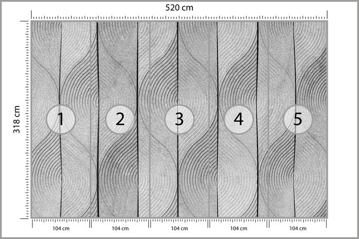 Fototapeta Do Salonu Abstrakcyjny Wzór Betonu 520x318cm, 628521