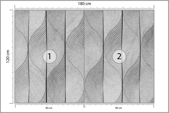Fototapeta Do Salonu Abstrakcyjny Wzór Betonu 180x120cm, 628530