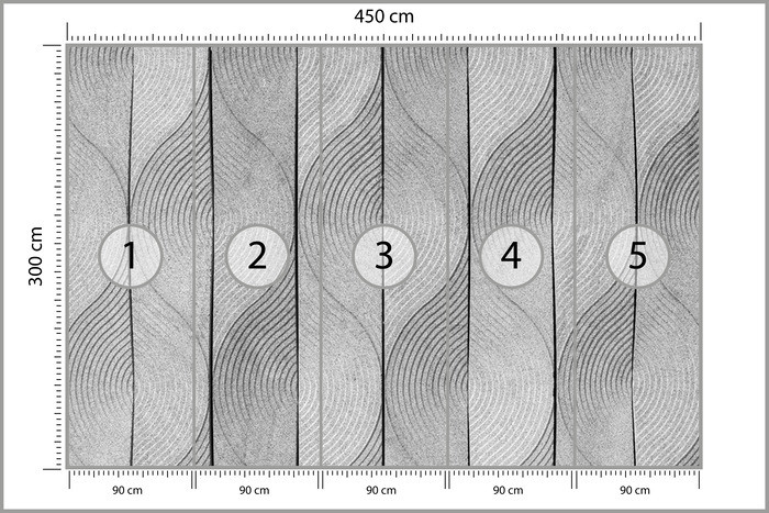 Fototapeta Do Salonu Abstrakcyjny Wzór Betonu 450x300cm, 628625
