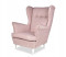Inny kolor wybarwienia: Fotel USZAK różowa plecionka FAMILY MEBLE