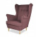 Inny kolor wybarwienia: Fotel USZAK fioletowa plecionka FAMILY MEBLE