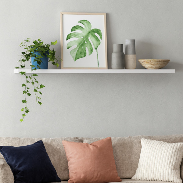 Półka 30x60 cm | Biała, 6374533
