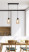 Lampa wisząca czarno-bursztynowy BISTRO 2xE27x40W Candellux, 6431795
