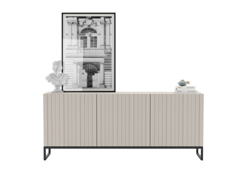Komoda RTV Glamour Nowoczesna Szafka RTV Kaszmir MAT 168 cm, 6485983
