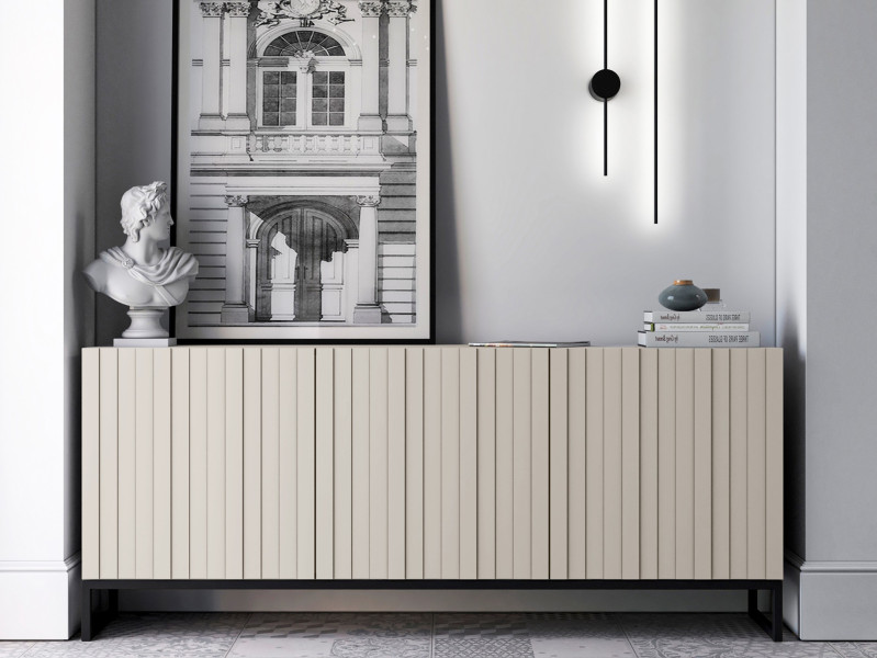 Komoda RTV Glamour Nowoczesna Szafka RTV Kaszmir MAT 168 cm, 6485984