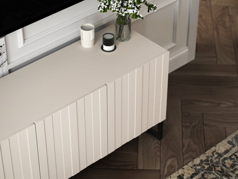 Komoda RTV Glamour Nowoczesna Szafka RTV Kaszmir MAT 168 cm, 6485989