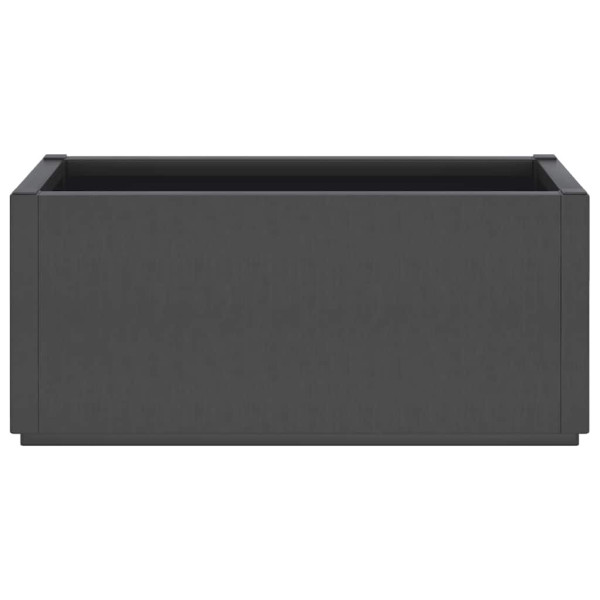 Donica Ogrodowa Szara Plastikowa Doniczka Na Ogród 80x36x35 cm, 6505860