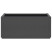 Donica Ogrodowa Szara Plastikowa Doniczka Na Ogród 80x36x35 cm, 6505860