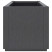 Donica Ogrodowa Szara Plastikowa Doniczka Na Ogród 80x36x35 cm, 6505861