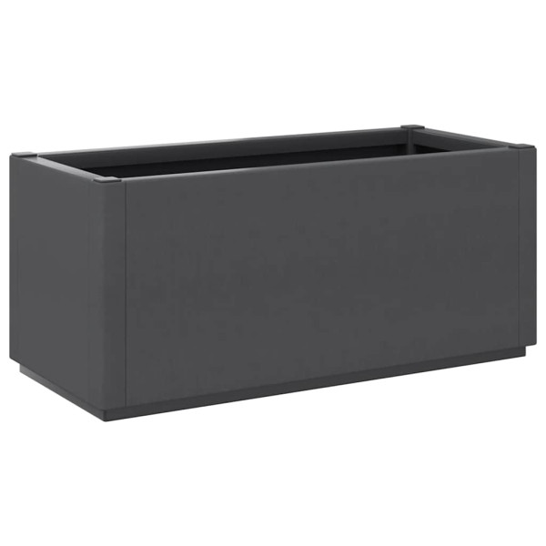 Donica Ogrodowa Szara Plastikowa Doniczka Na Ogród 80x36x35 cm, 6505862
