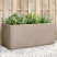Donica Ogrodowa Doniczka Skrzynia Plastikowa Brązowa 80x36x35 cm, 6506497