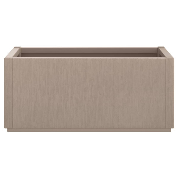 Donica Ogrodowa Doniczka Skrzynia Plastikowa Brązowa 80x36x35 cm, 6506499