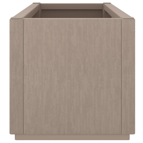 Donica Ogrodowa Doniczka Skrzynia Plastikowa Brązowa 80x36x35 cm, 6506500
