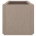 Donica Ogrodowa Doniczka Skrzynia Plastikowa Brązowa 80x36x35 cm, 6506500