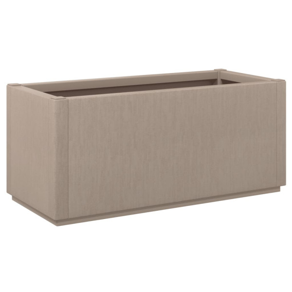 Donica Ogrodowa Doniczka Skrzynia Plastikowa Brązowa 80x36x35 cm, 6506501