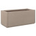 Donica Ogrodowa Doniczka Skrzynia Plastikowa Brązowa 80x36x35 cm, 6506501
