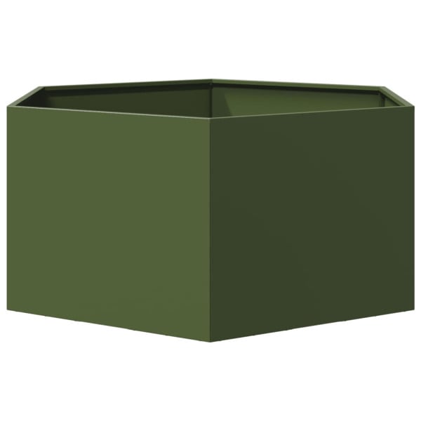 Donica Ogrodowa Doniczka Oliwkowa Stalowa 104x90x45 cm, 6506778