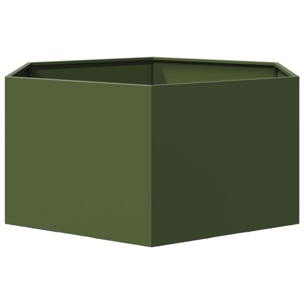 Donica Ogrodowa Doniczka Oliwkowa Stalowa 104x90x45 cm, 6506779