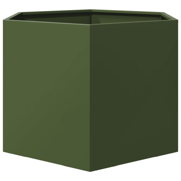Donica Ogrodowa Doniczka Oliwkowa Stalowa 69x60x45 cm, 6507669