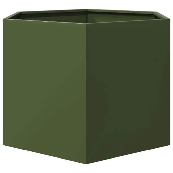 Donica Ogrodowa Doniczka Oliwkowa Stalowa 69x60x45 cm, 6507670