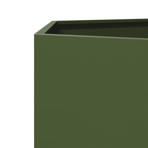 Donica Ogrodowa Doniczka Oliwkowa Stalowa 69x60x45 cm, 6507672