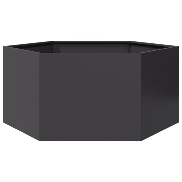 Donica Ogrodowa Czarna Stalowa Doniczka 104x90x45 cm, 6508029