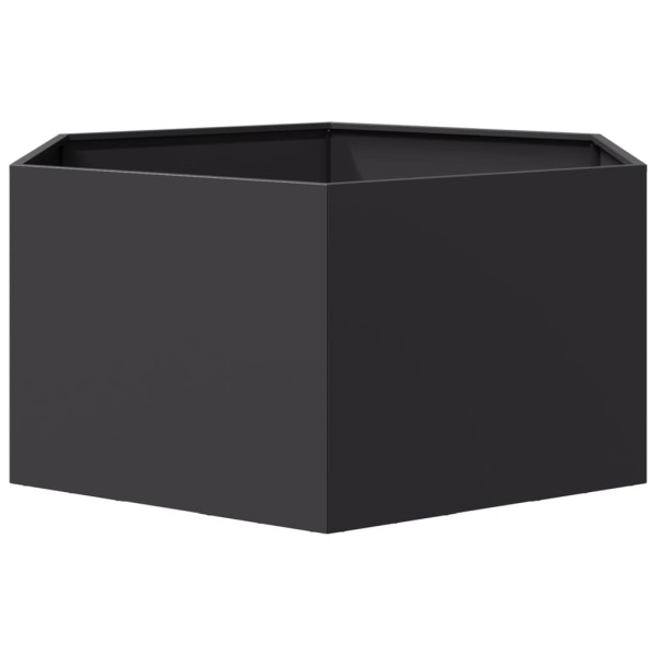 Donica Ogrodowa Czarna Stalowa Doniczka 104x90x45 cm, 6508032