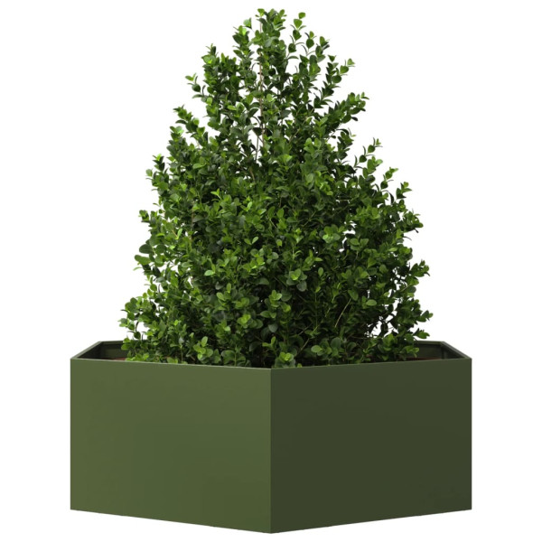 Donica Ogrodowa Doniczka Oliwkowa Stalowa 138x120x45 cm, 6508138