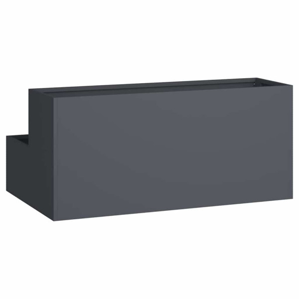 Donica Ogrodowa Stalowa Szara Doniczka 100 x 60 x 45 cm, 6508550