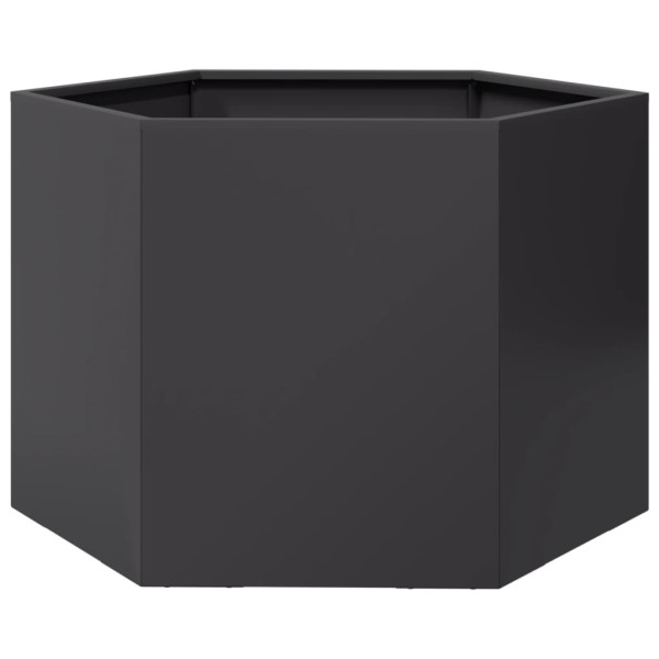 Donica Ogrodowa Czarna Stalowa Doniczka 69x60x45 cm, 6509051