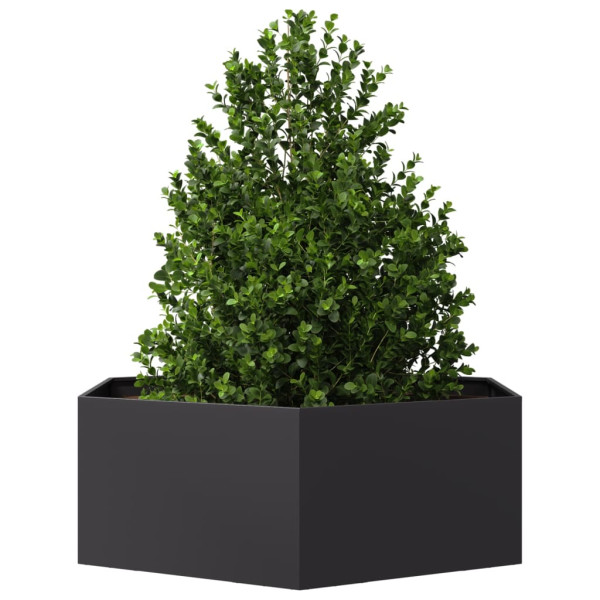 Donica Ogrodowa Czarna Stalowa Doniczka 138x120x45 cm, 6510562