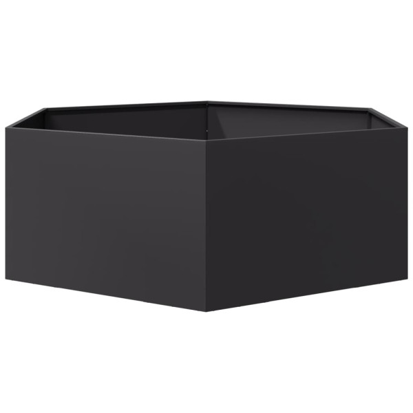 Donica Ogrodowa Czarna Stalowa Doniczka 138x120x45 cm, 6510563