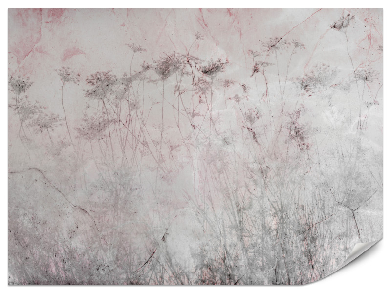Fototapeta Łąka Kwiaty we Mgle do Salonu i Sypialni 500x350cm Boho, 6545562