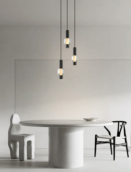 Lampa wisząca trójka okrągła Ronda, 6546074