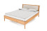 Inny kolor wybarwienia: Łóżko POLA z Tapicerowanym Zagłówkiem, 160x200, Dąb Dziki
