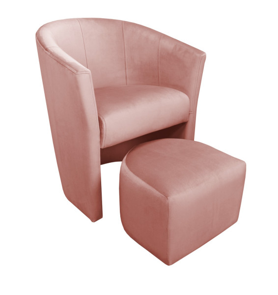 Fotel CLUB z podnóżkiem MG58 r, 655311