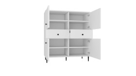 Lavre 4D2S Komoda Biały Mat 100X103X42Cm