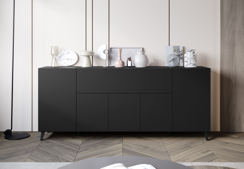 Komoda LOKET 180 czarny, 6569036
