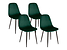 Produkt: zestaw 4 krzeseł Stoke zielone