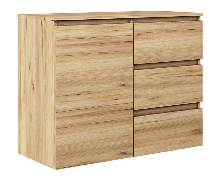 Komoda Megan 90 K2 Dąb Craft Złoty 90X45X75 Cm, 6570944