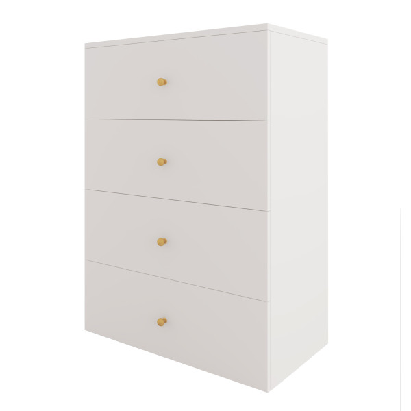 Komoda Klara 60 4S Kaszmir Złoty 60x43x90 cm