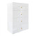 Komoda Klara 60 4S Biały Połysk/Z 60X43X90 Cm, 6571101